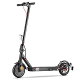 E Scooter mit Straßenzulassung, ABE Elektroroller Belastung bis 120kg, 30 km Reichweite, LED , 20km/h, 350W Motor, 8,5 Zoll Wabenreifen,Duales Bremssystem E Roller für Erwachsene (Doppelfederung)